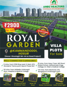  Residential Plot for Sale in Perandapalli, Hosur