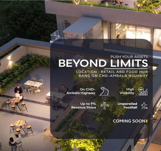  675 Sq.ft. Showroom for Sale in Ambala Chandigarh Highway