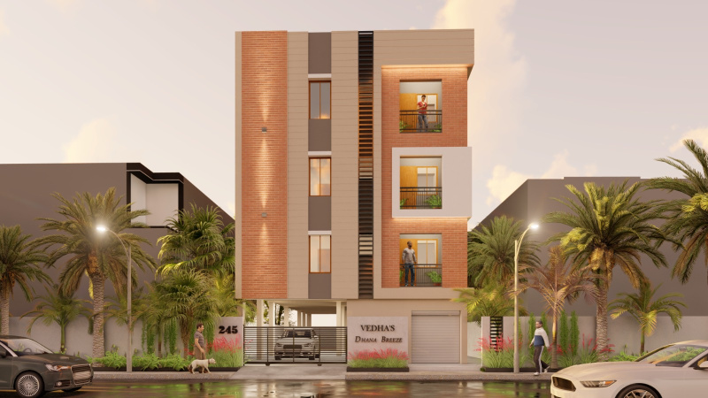 2 BHK Apartment 890 Sq.ft. for Sale in Choolaimedu, Chennai