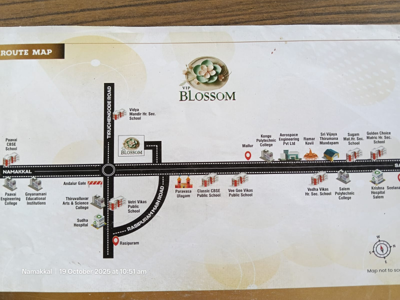 600 Sq.ft. Residential Plot for Sale in Andapuram, Namakkal