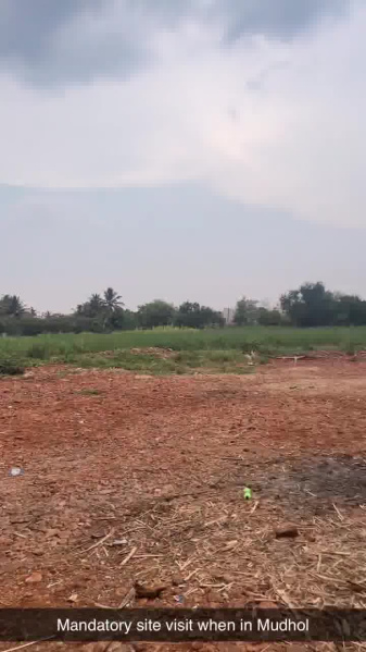  Residential Plot 25 Guntha for Rent in Mudhol, Bagalkot