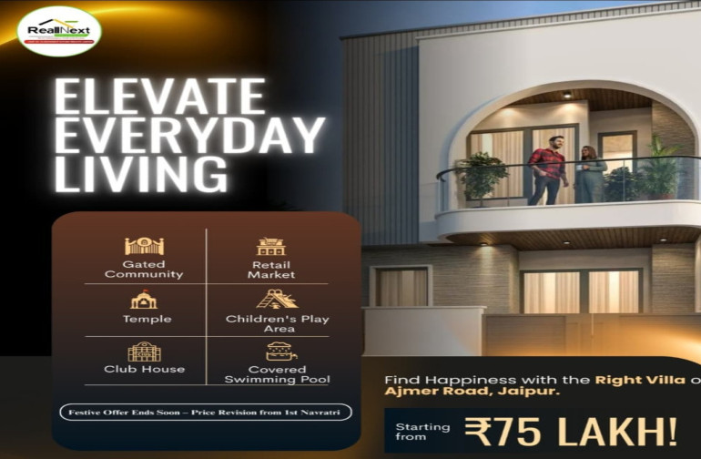 3 BHK Villa 86 Sq. Yards for Sale in Ajmer Road, Ajmer Road, Jaipur