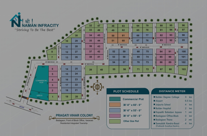  Residential Plot 1460 Sq.ft. for Sale in Baragaon, Varanasi