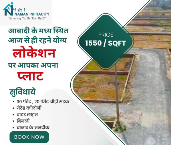  1230 Sq.ft. Residential Plot for Sale in Babatpur, Varanasi