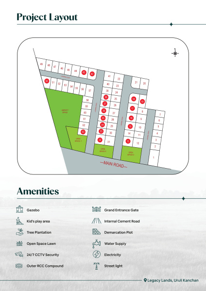  Residential Plot 985 Sq.ft. for Sale in Uruli Kanchan, Pune