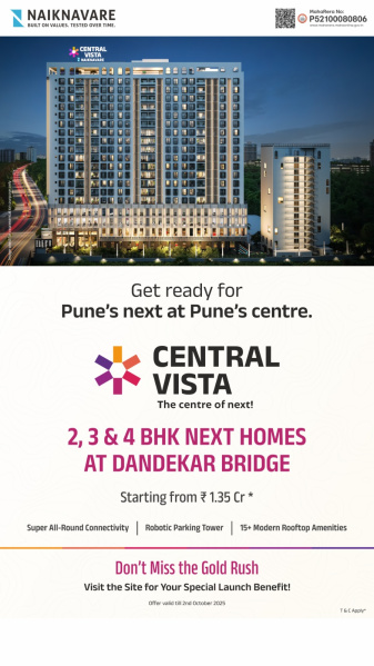 2 BHK Apartment 950 Sq.ft. for Sale in Sadashivpeth, Pune