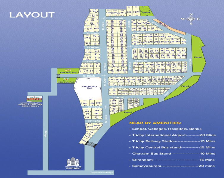  Residential Plot 1500 Sq.ft. for Sale in Srinivasa Nagar, Tiruchirappalli