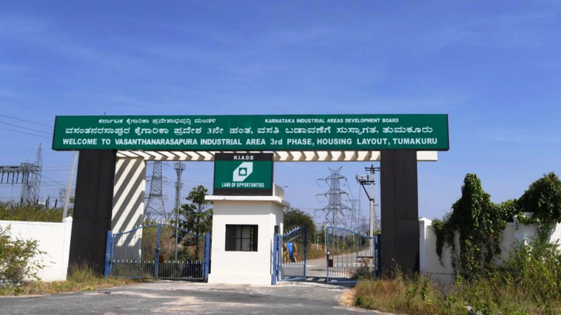  Residential Plot 1200 Sq.ft. for Sale in Vasanthanarasapura, Tumkur