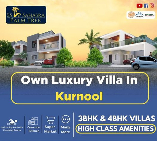 3 BHK House 2501 Sq.ft. for Sale in Nandikotkur Road, Nandikotkur Road, Kurnool