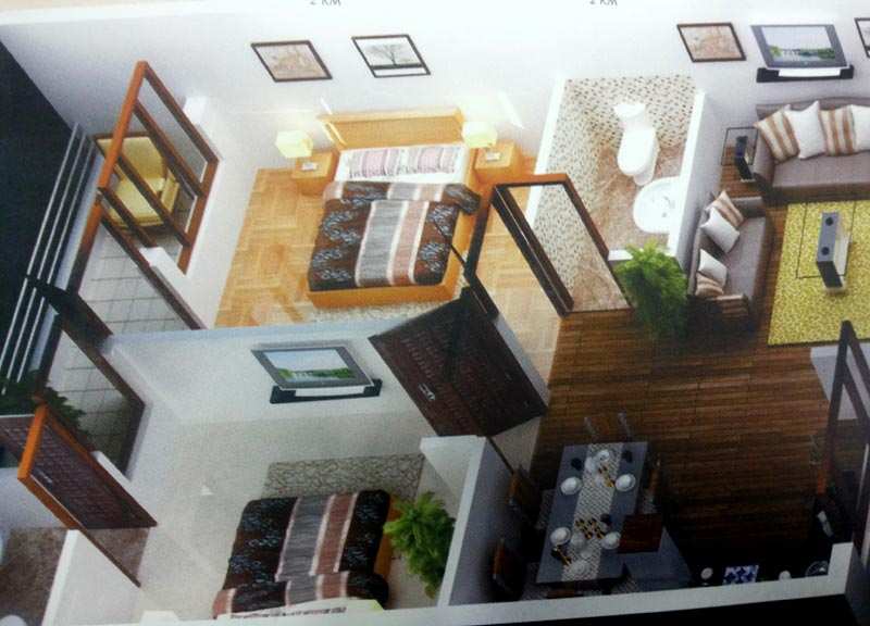 2 BHK Residential Apartment 850 Sq.ft. for Sale in Guru Teg Bahadur Nagar, Kharar, Mohali