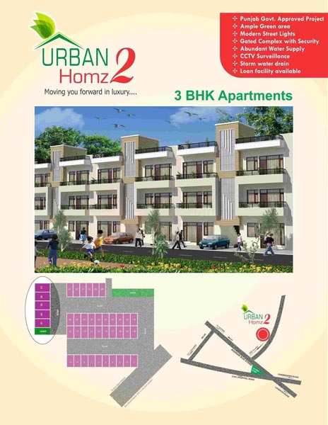 3 BHK Apartment 1150 Sq.ft. for Sale in Guru Teg Bahadur Nagar,