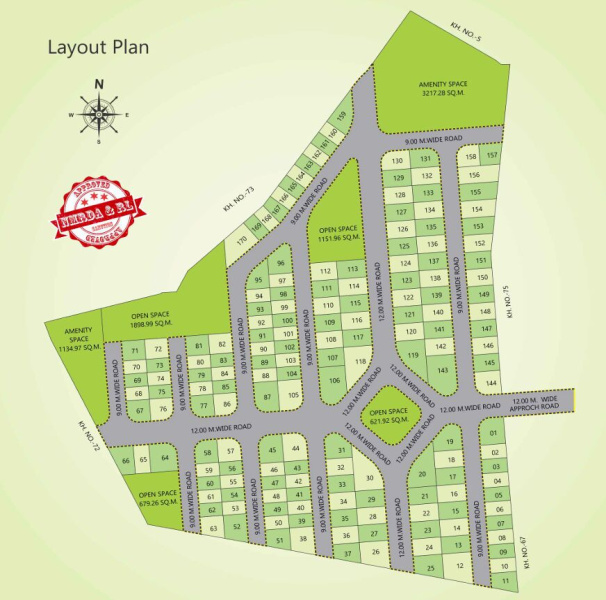  Residential Plot 1000 Sq.ft. for Sale in Umred Road, Nagpur