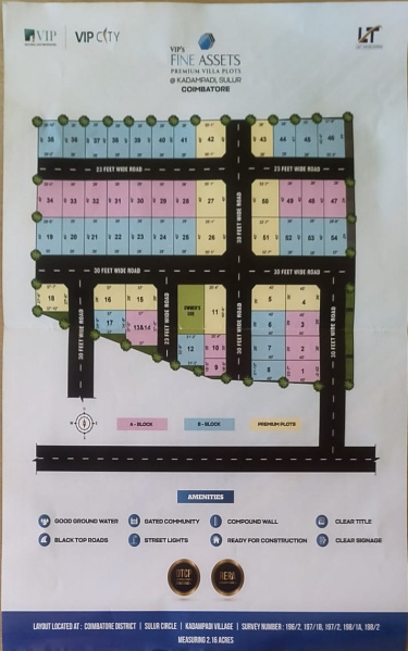  Residential Plot 800 Sq.ft. for Sale in Sulur, Coimbatore