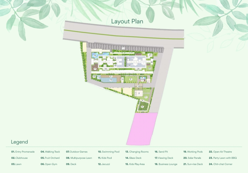 2 BHK Apartment 832 Sq.ft. for Sale in Bhugaon, Pune