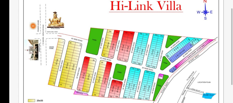  Residential Plot 1000 Sq.ft. for Sale in Super Corridor, Indore