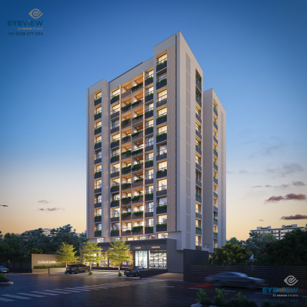 3 BHK Apartment 207 Sq. Yards for Sale in Chandkheda, Ahmedabad