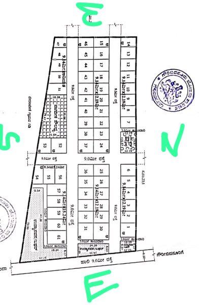  Residential Plot 1200 Sq.ft. for Sale in Gauribidanur, Chikkaballapur, Bangalore