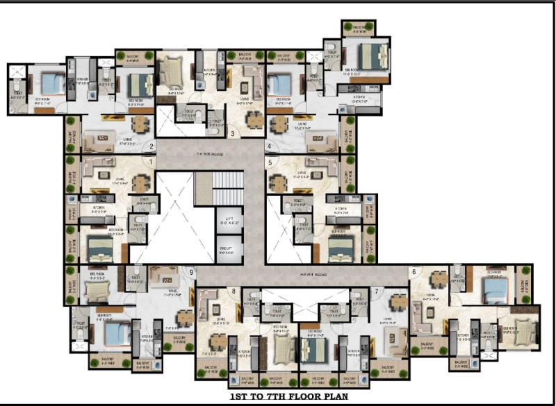 1 BHK Apartment 715 Sq.ft. for Sale in Kalyan West, Thane