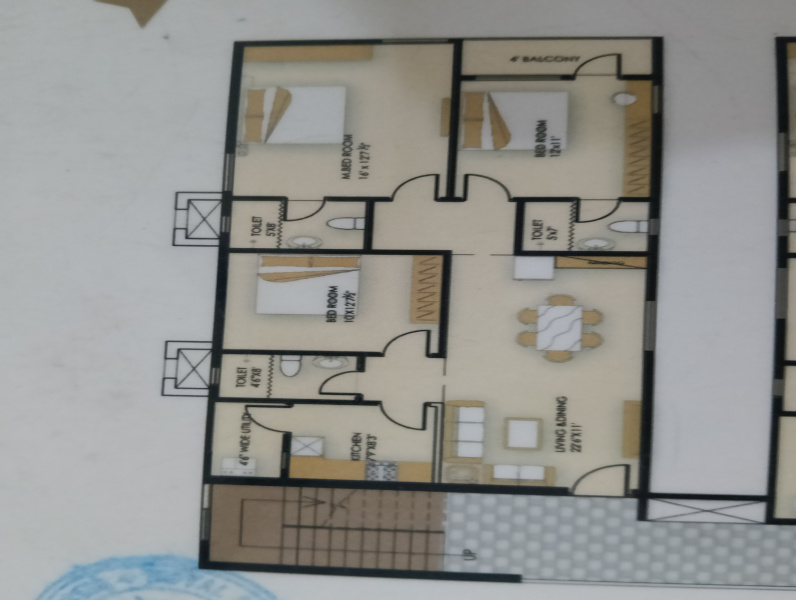 3 BHK 1430 Sq.ft. Apartment for Sale in Madhurawada, Visakhapatnam