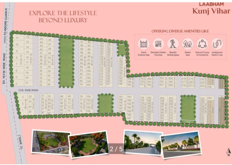  Residential Plot 1000 Sq.ft. for Sale in Ujjain Road, Indore