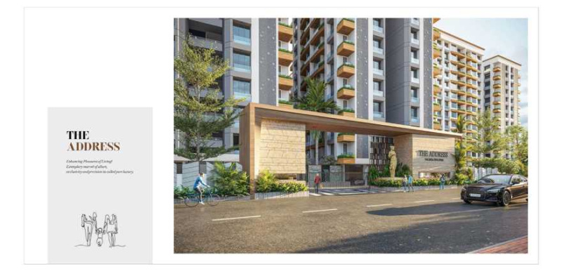 3 BHK Apartment 1953 Sq.ft. for Sale in Vesu, Surat