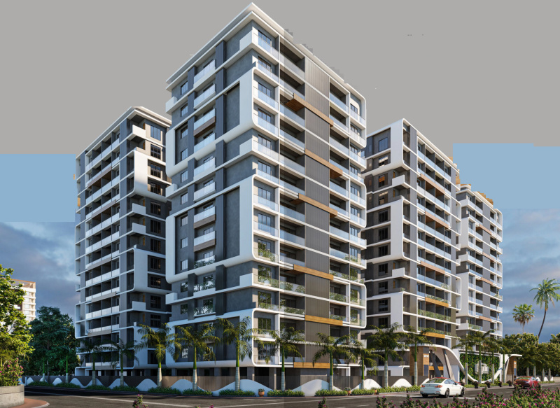 3 BHK Apartment 2205 Sq.ft. for Sale in Vesu, Surat