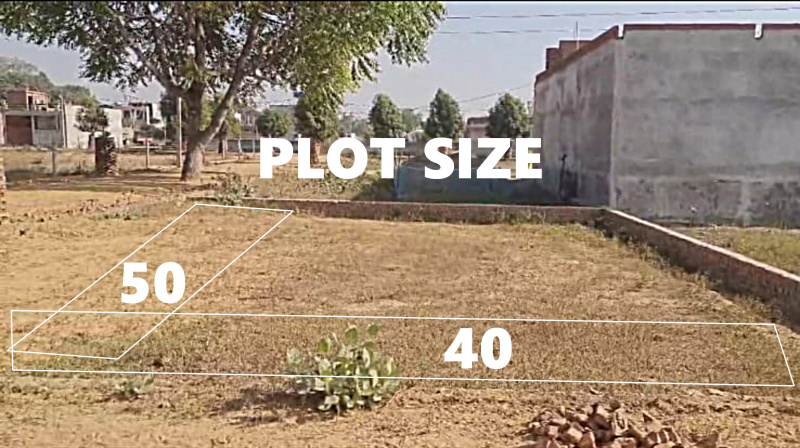  Residential Plot 2000 Sq.ft. for Sale in Juggaur, Lucknow