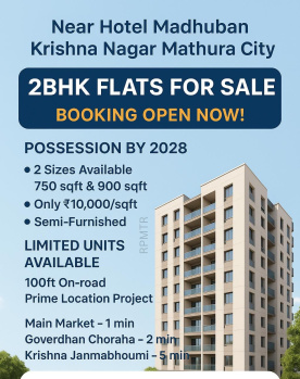 2.5 BHK Flat for Sale in Rukmani Vihar, Mathura