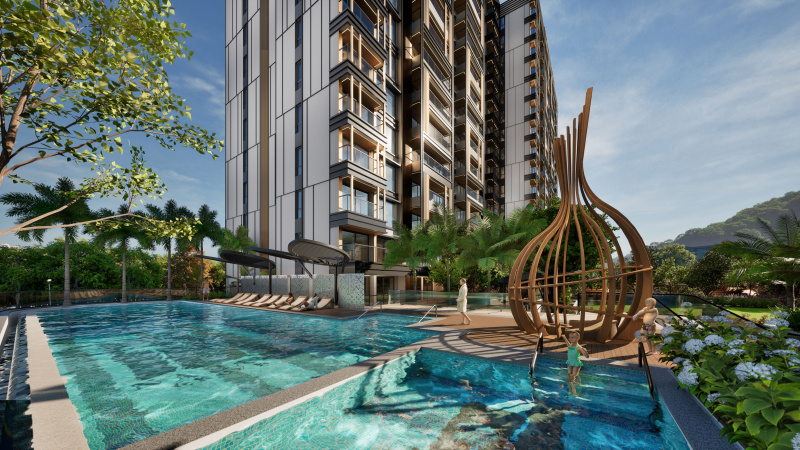 3 BHK Builder Floor 1068 Sq.ft. for Sale in Nahar Amrit Shakti, Chandivali, Mumbai