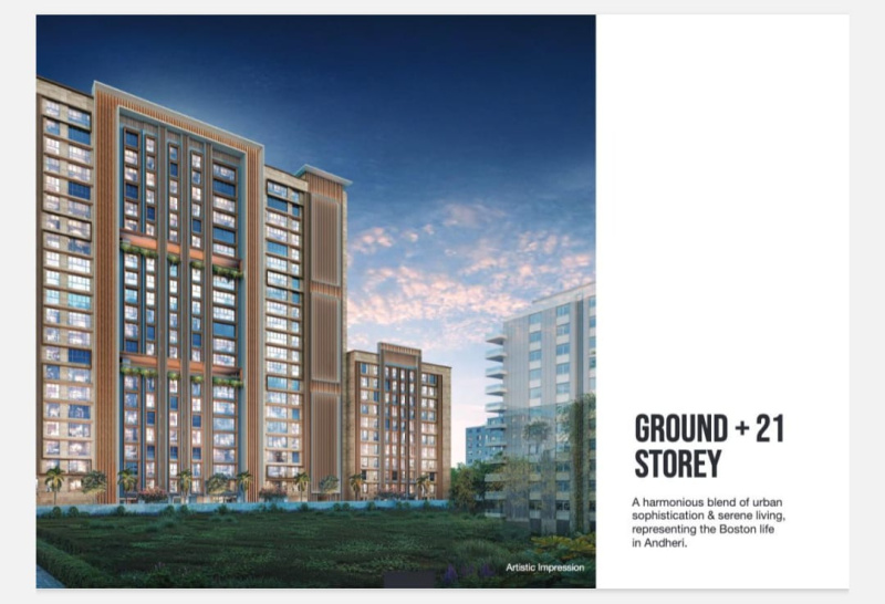 3 BHK 814 Sq.ft. Apartment for Sale in Andheri West, Mumbai