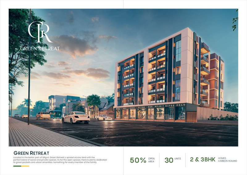 3 BHK Apartment 1614 Sq.ft. for Sale in Iskcon Mandir Road, Siliguri