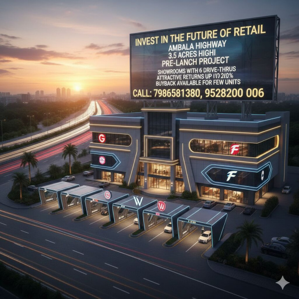  250 Sq.ft. Commercial Shop for Sale in Ambala Chandigarh Expressway