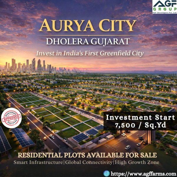  167 Sq. Yards Residential Plot for Sale in Dholera, Ahmedabad