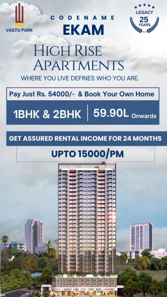 1 BHK Apartment 612 Sq.ft. for Sale in Kharghar, Navi Mumbai