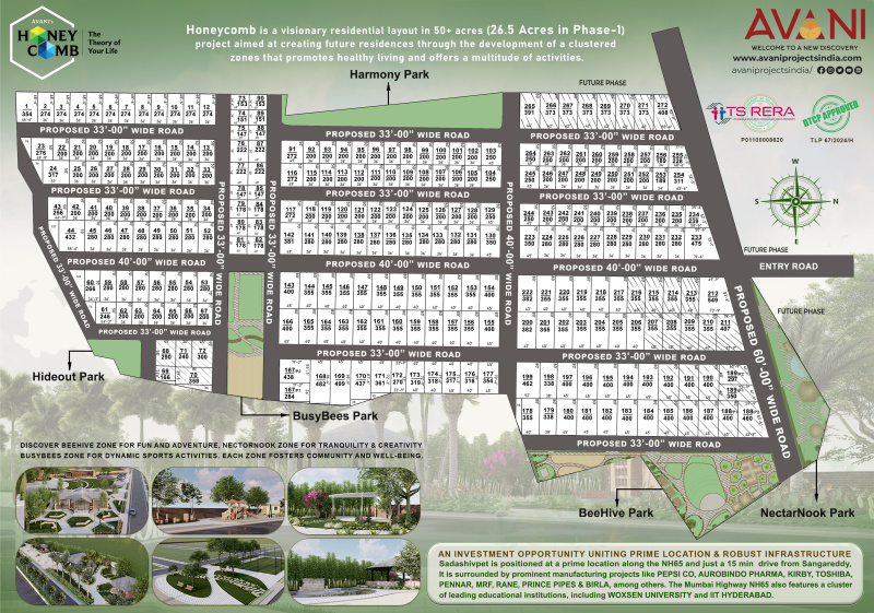  Residential Plot 200 Sq. Yards for Sale in Sadasivpet, Sangareddy