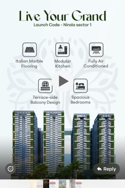 3 BHK 1800 Sq.ft. Apartment for Sale in Sector 1 Greater Noida West