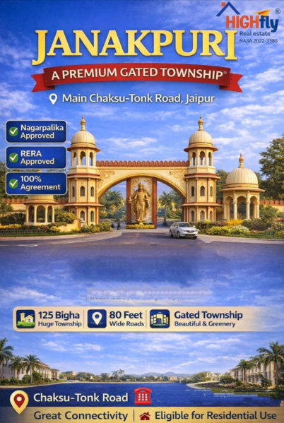  111 Sq. Yards Residential Plot for Sale in Chaksu, Jaipur