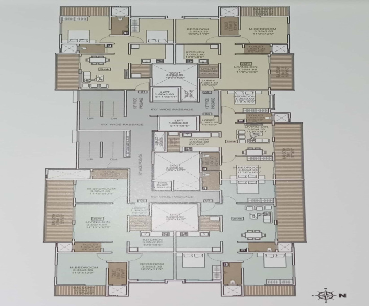 3 BHK Apartment 1052 Sq.ft. for Sale in Ravet, Pune