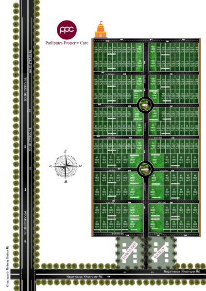  Residential Plot 48000 Sq.ft. for Sale in Bakhtiarpur, Patna