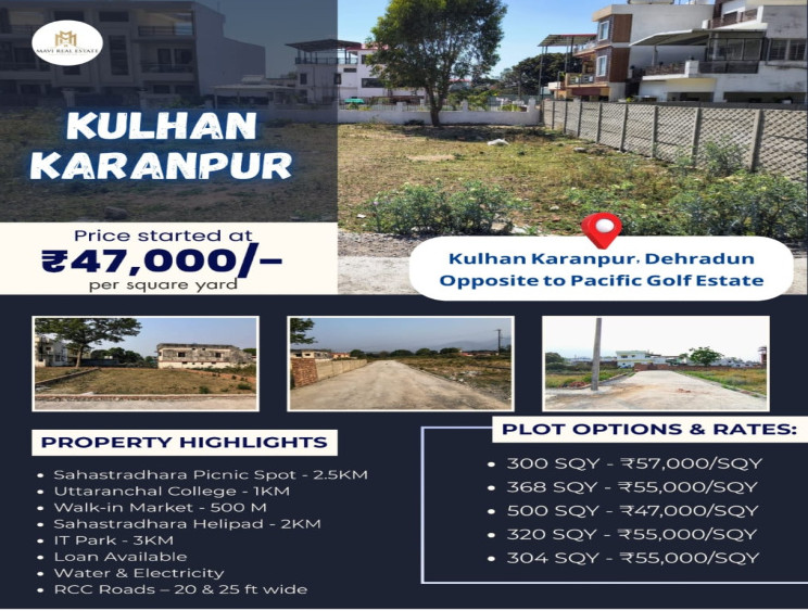  Residential Plot 300 Sq. Yards for Sale in Kulhan, Dehradun, 