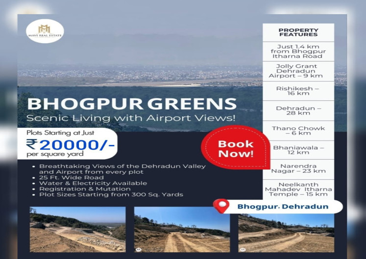  349 Sq. Yards Residential Plot for Sale in Airport Road, Dehradun