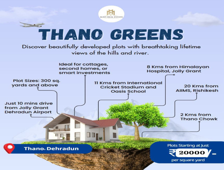 Residential Plot 400 Sq. Yards for Sale in Thano, Dehradun