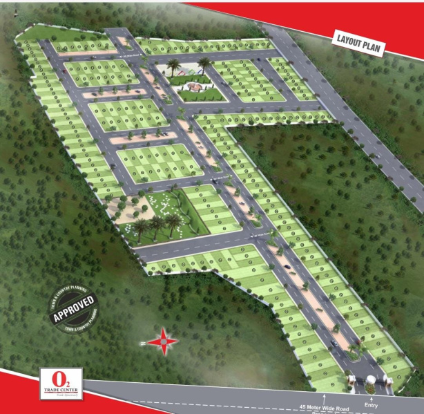  Commercial Land 1300 Sq.ft. for Sale in Boria Kalan, Raipur