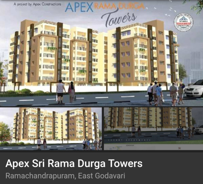 2 BHK Apartment 1250 Sq.ft. for Sale in Ramachandrapuram, East Godavari