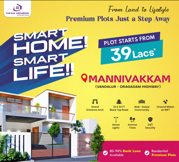  Residential Plot 890 Sq.ft. for Sale in Vandalur, Chennai