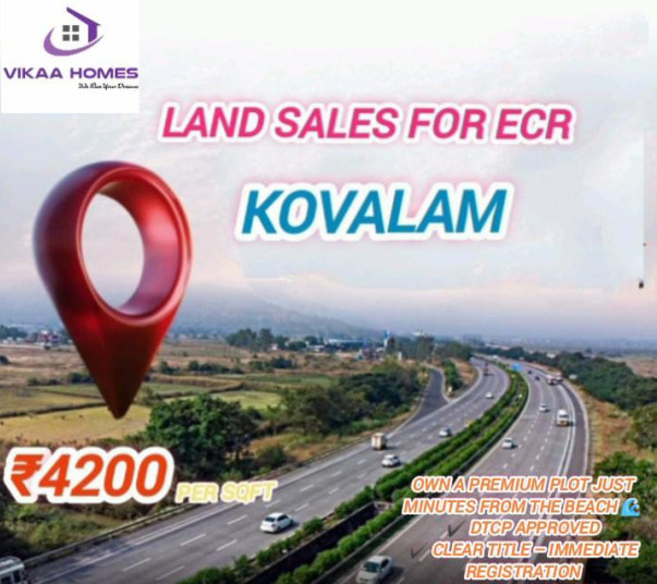  Residential Plot 1821 Sq.ft. for Sale in East Coast Road, Chennai