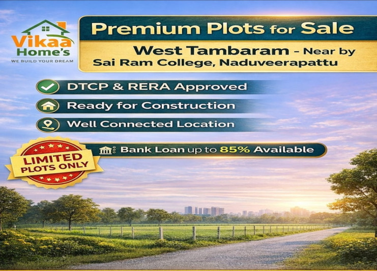  992 Sq.ft. Residential Plot for Sale in West Tambaram, Chennai