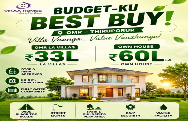  800 Sq.ft. Residential Plot for Sale in Thiruporur, Chennai