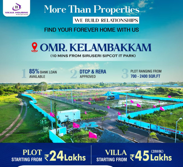  Residential Plot 880 Sq.ft. for Sale in Omr, Chennai