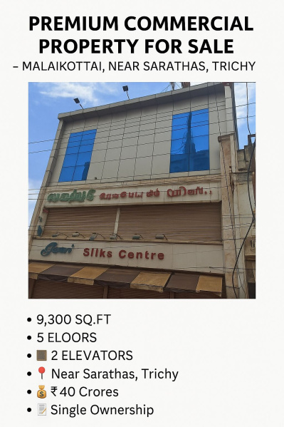  Commercial Shop 41000 Sq.ft. for Sale in Singarathope, Tiruchirappalli